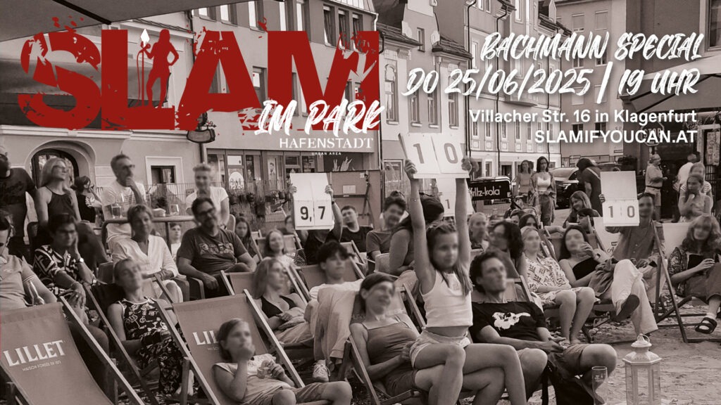 Slam im Park. 100 Jahre Bachmann.
